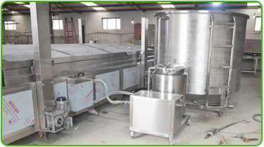 seafood food frying machine